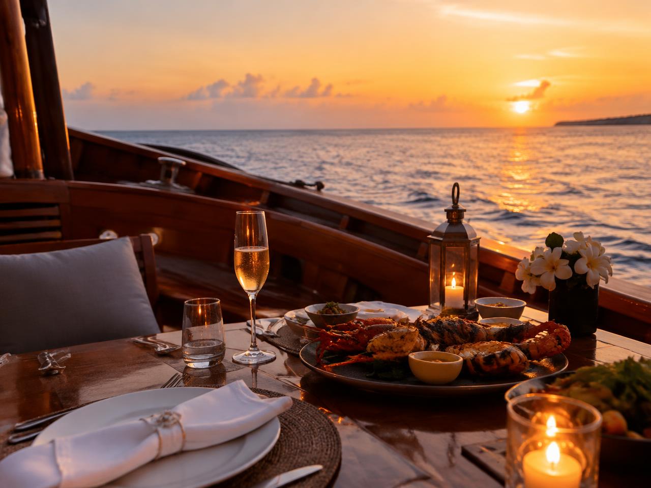 Private Seafood Boat Dinner